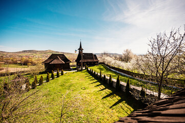The wooden church dedicated to 