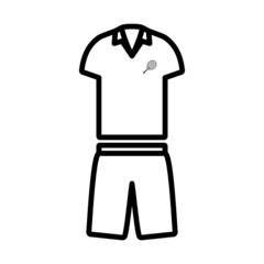 Tennis Man Uniform Icon