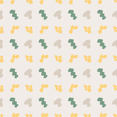 Obraz premium Abstract seamless pattern. Simple organic shape. Colorful surface design