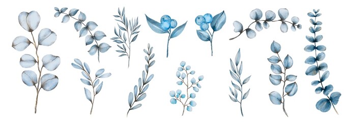 Background with watercolor flowers.