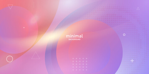 Abstract background design colorful geometric fluid shapes elements vector