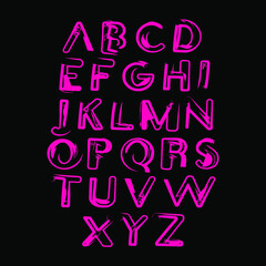 Abstract Brush Styled Bold Font