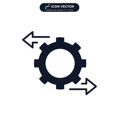 optimization icon symbol template for graphic and web design collection logo vector illustration