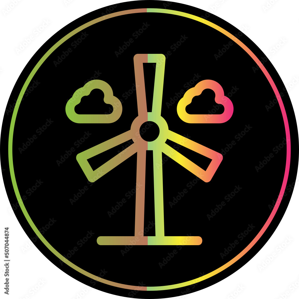 Canvas Prints wind turbine icon