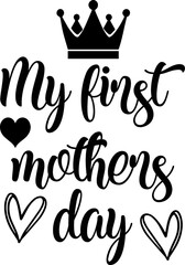 mother day t shirt and svg design