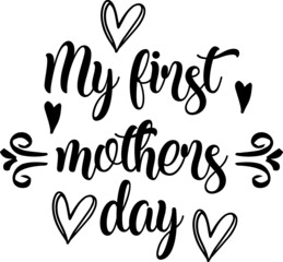 mother day t shirt and svg design