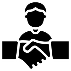 Employee Handshake Icon