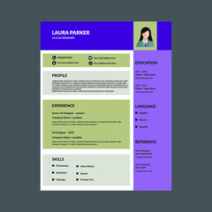 Resume or CV design