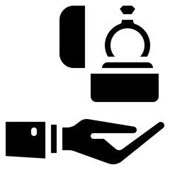 Give Engagement Ring Icon