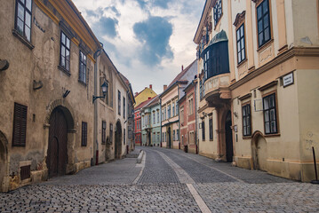 Sopron historical old town in Sopron, Hungary