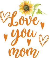 Obraz premium mother day t shirt and svg design