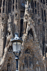 Vista de detalle de la Sagrada Família de Barcelona