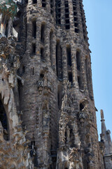 Vista de detalle de la Sagrada Família de Barcelona