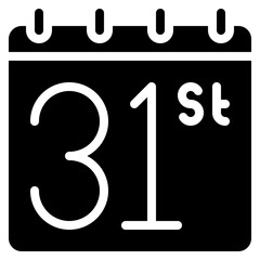 31 Date Calendar Icon