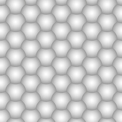 Neutral Light Grey Spheres Seamless Pattern. Vector tileable background for web or business presentation.