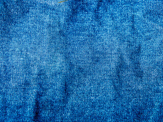 detail on old denim jeans