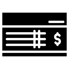 Large Cheque Icon