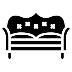 Old Fashioned Sofa Icon