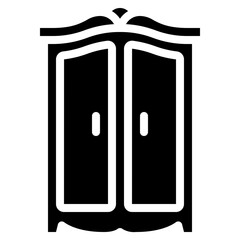 Two Door Wardrobe Icon