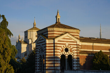 Historic Cimitero Monumentale of Milan