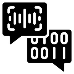 Voice Code Conversion Icon