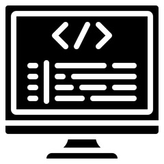 Computer Coder Icon