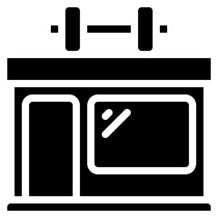 Gym Building Icon