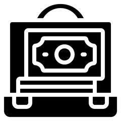 Cash Briefcase Icon