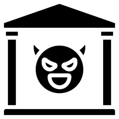 Corrupt Bank Icon