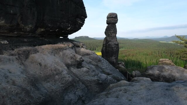 Pfaffenstein, Barbarine in Elbsandsteingebirges, Germany - beautiful destination for hiking and climbing