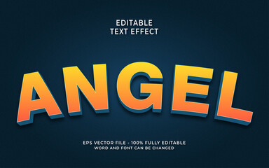 Obraz premium Angel Editable Text Effect