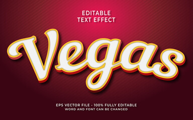 Vegas Editable Text Effect