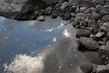 Water and Rocks on RIver's Edge