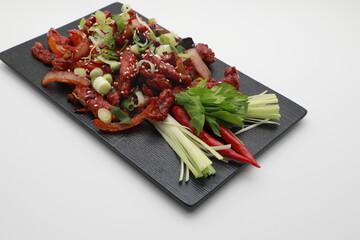 Dragon Chicken An Indo-Chinese style of preparation deep fried chicken