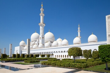 Fototapeta na wymiar Sheikh Zayed mosque
