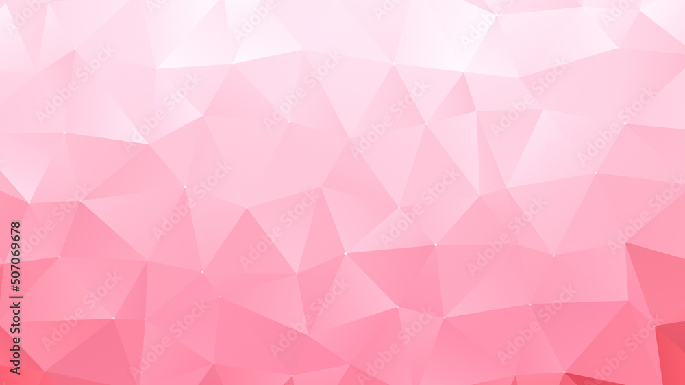 Aufkleber pink polygon vector pattern background. abstract full frame 3d triangular low poly style background 