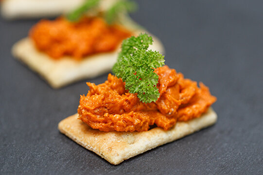 Filet americain or fillet american - raw beef spread