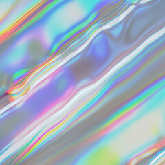 Holographic Iridescent Chroma Background