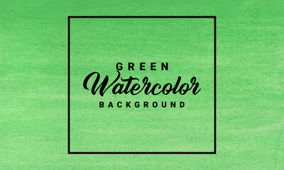 Obraz premium Simple Green Abstract Watercolor Background