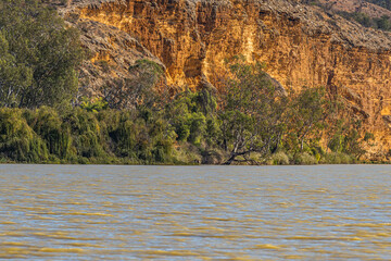 The landscape whilst houseboat cruising from Mannum on The Murray River in South Australia