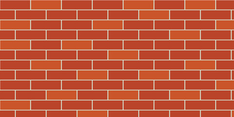 Brick Wall background seamless Vector texture pattern illustration.