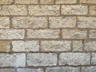 white brick wall