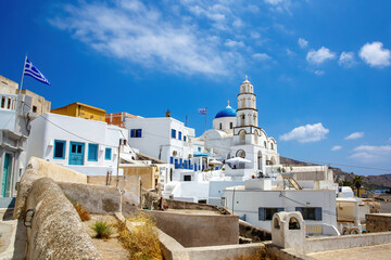 Greek architecture - white houses under the sun