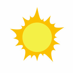 Sunshine. Light of the sun, vector illustration