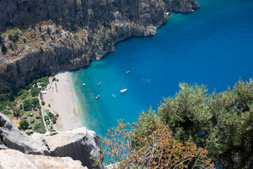 aegean beach coast at the turkey