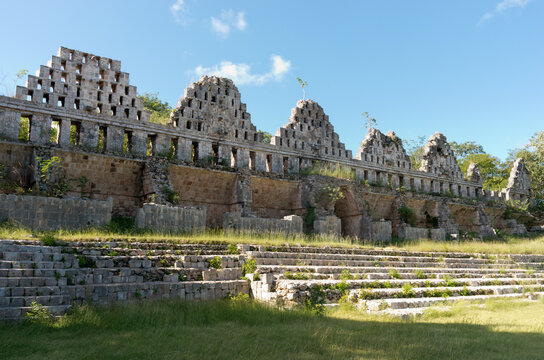 Ruins of Uxmal - ancient Maya city. Yucatan.  Mexico