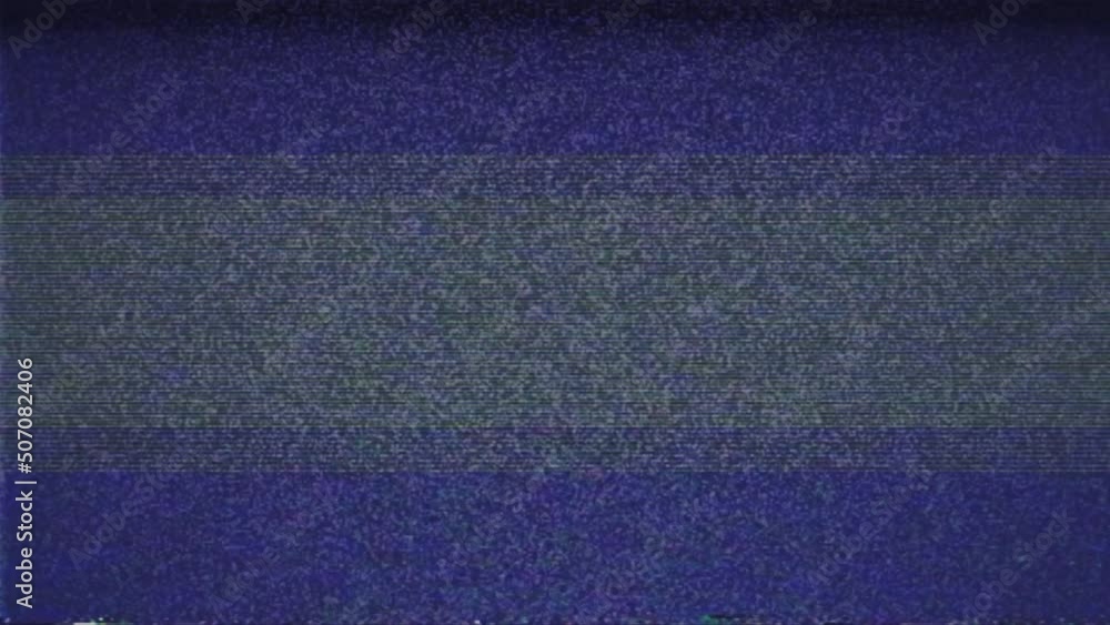 Poster bad tv signal screen motion noise blue scan lines abstract background