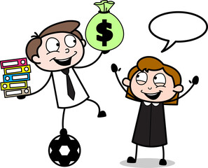 businessman with money