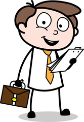 cartoon doctor with a syringe