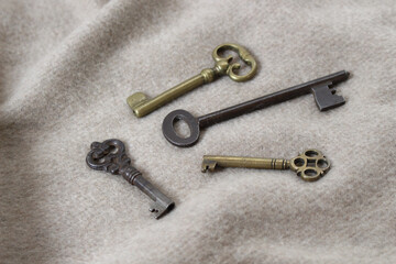 アンティークの鍵イメージ（複数）